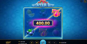 777 Winter Hit: Vincite