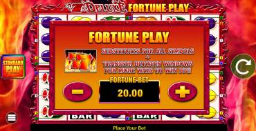 7's Deluxe Fortune Spins: Caratteristiche uniche