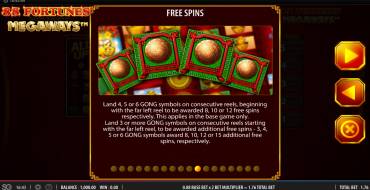 88 Fortunes Megaways: Giri gratis e/o respin