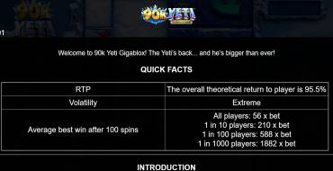90K Yeti Gigablox: Regole