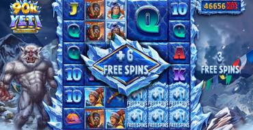 90K Yeti Gigablox: Giri gratis e/o respin