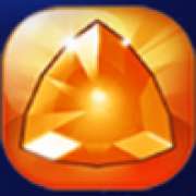 Pietra triangolare arancione simbolo in Gems Odyssey slot