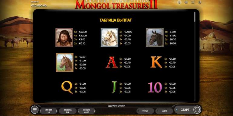 Tesori mongoli II: gara di tiro con l'arco