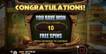 African Elephant: Giro bonus