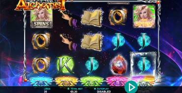 Amazing Alchemist: Slot machine