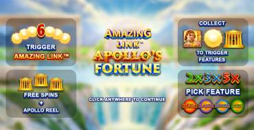 Amazing Link Apollo's Fortune: Caratteristiche uniche