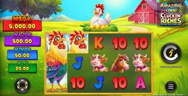 Amazing Link Cluckin' Riches: Slot machine
