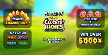 Amazing Link Cluckin' Riches: Caratteristiche uniche