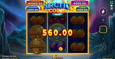 Arctic Coins: Running Wins: Vincite