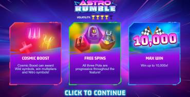 Astro Rumble: Caratteristiche uniche