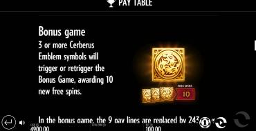 Beat the Beast Cerberus’ Inferno: Giri gratis