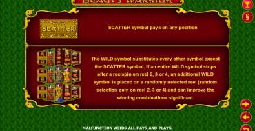Beauty Warrior: Caratteristiche