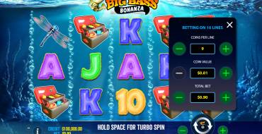 Big Bass Bonanza: Scommesse