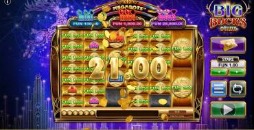 Big Bucks Deluxe: Vincite