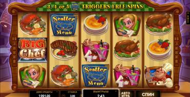 Big Chef: Vincite