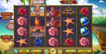Bikini Island Deluxe: La schermata principale