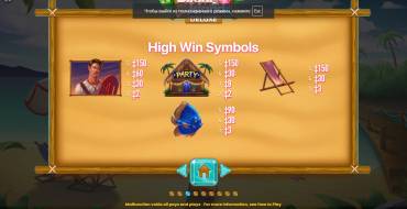 Bikini Island Deluxe: Simboli superiori