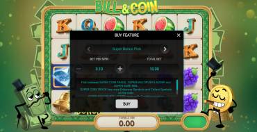 Bill & Coin: Caratteristiche uniche