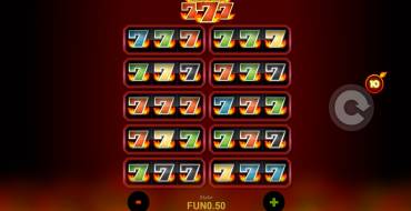 Blazing 777: Giri gratis e/o respin