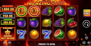 Blazing Cash: Slot machine
