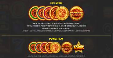 Blazing Cash: Giri gratis e/o respin