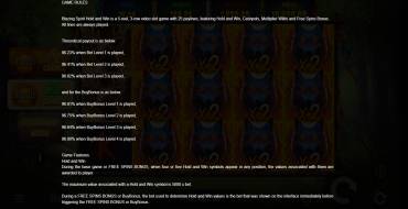 Blazing Spirit Hold and Win: Regole