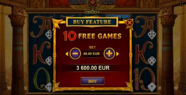Book of Gods Dice: Caratteristiche uniche