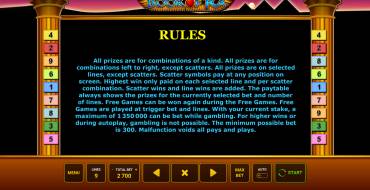 Book of Ra: Regole del gioco