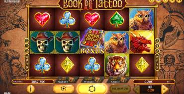 Book of Tattoo 2: Interfaccia