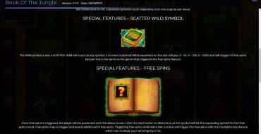 Book of The Jungle: Regole