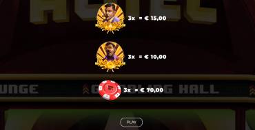 Boss Vegas V2: Tabella dei pagamenti