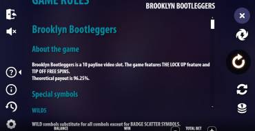 Brooklyn Bootleggers: Regole