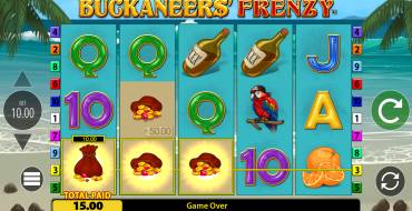 Buckaneers' Frenzy: Vincite