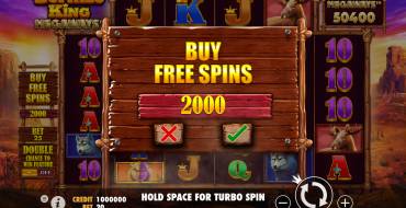 Buffalo King Megaways: Bonus d'acquisto