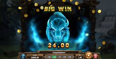 Buffalo of Wealth: Vincite