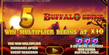 Buffalo Rising Megaways All Action: Serie Spin