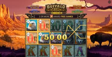 Buffalo Trail Dice: Vincite