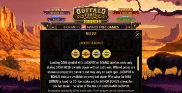 Buffalo Trail Dice: Jackpot
