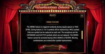 Burlesque Show: Caratteristiche uniche