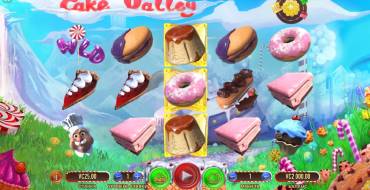 Cake Valley: La schermata principale