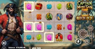 Captain More'gain: Caratteristiche uniche