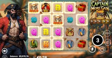 Captain More'gain: Giri gratis