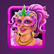 Carnival Queen 2: Un partecipante al carnevale con una maschera rossa e una coda.