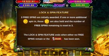 Cash Connection — Voodoo Magic: Giri gratis e/o respin