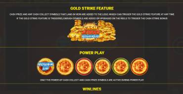 Cash Strike Power Up: Giochi bonus