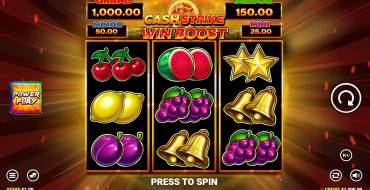 Cash Strike Win Boost: Slot machine
