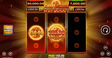 Cash Strike Win Boost: Vincite