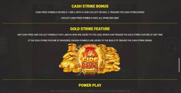 Cash Strike Win Boost: Giochi bonus