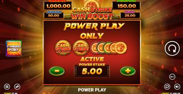Cash Strike Win Boost: Caratteristiche uniche