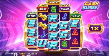 Cash Surge: Caratteristiche uniche